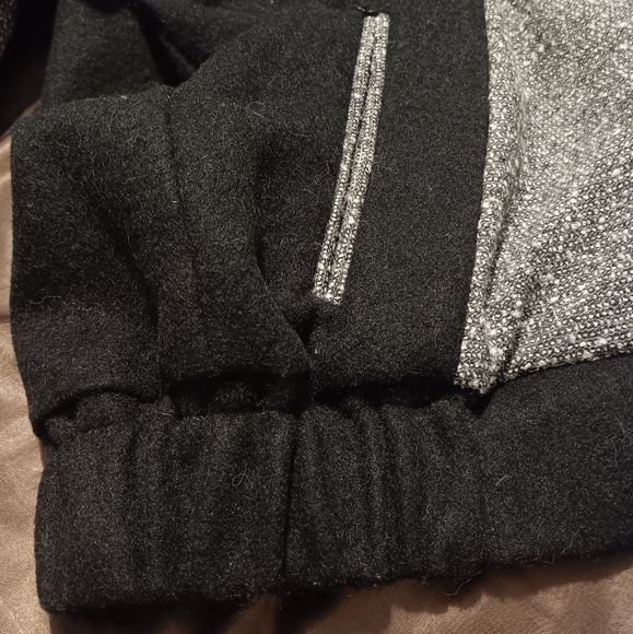 Dolores Unique Fleece Mohair Angora Jacket Black- Gray Sz XL/XXL Unisex - Picture 6 of 12